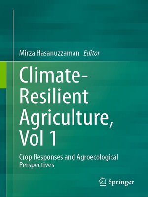 cover image of Climate-Resilient Agriculture, Vol 1
